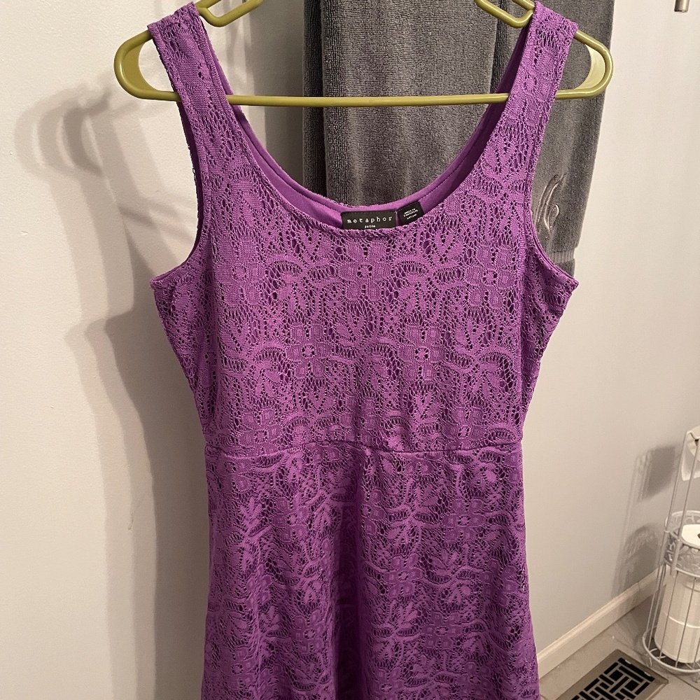 Purple Petite Mini Dress